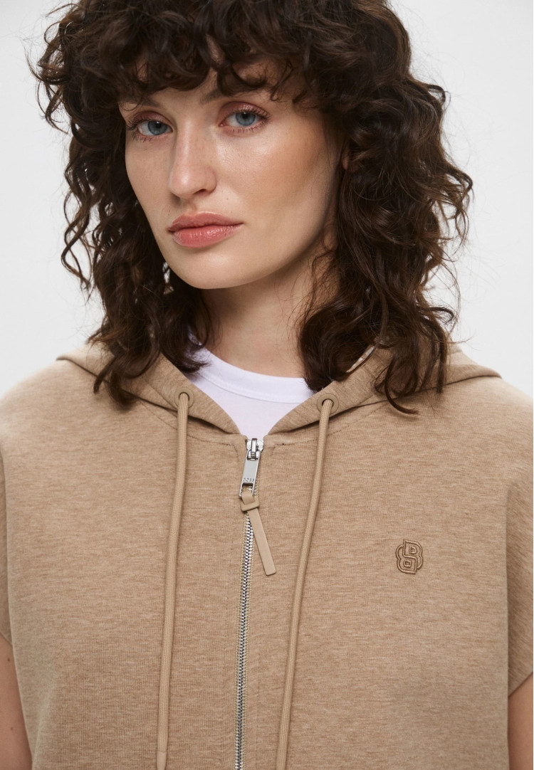 Спортивна кофта Regular Fit для жінок (479685), колір Бежевий - №5