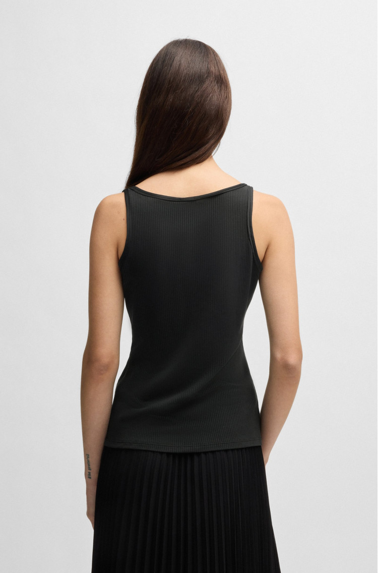 Майка Slim fit для женщин (479688), цвет Черный - №4