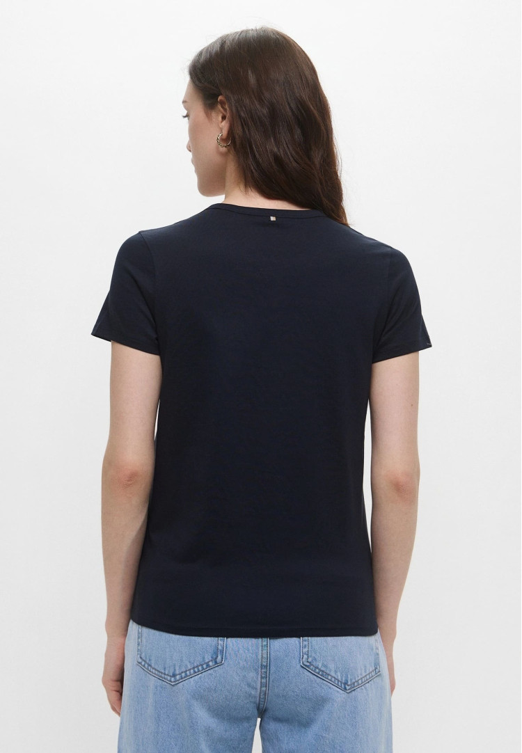 Футболка Slim Fit для жінок (479690), колір Синій - №4