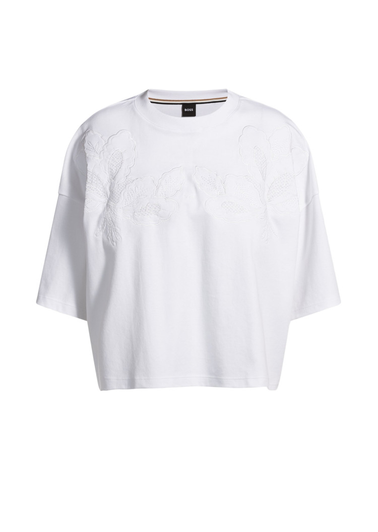 Футболка Relaxed fit для жінок (479692), колір Білий - №1