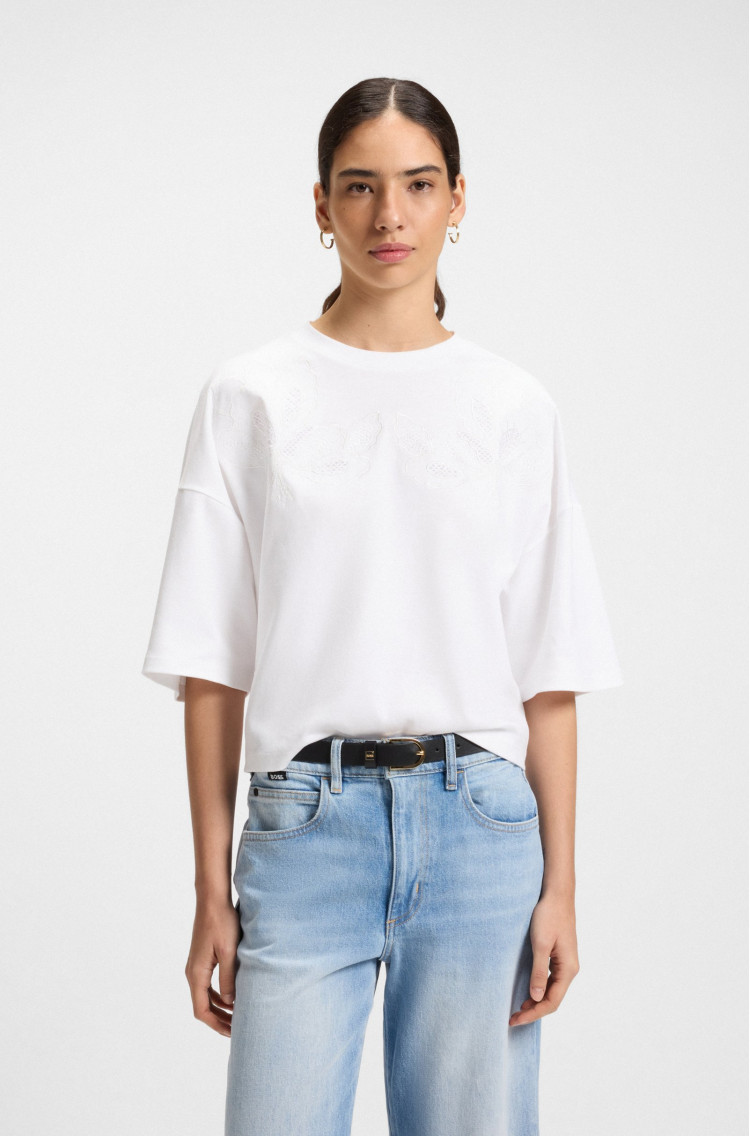 Футболка Relaxed fit для жінок (479692), колір Білий - №2