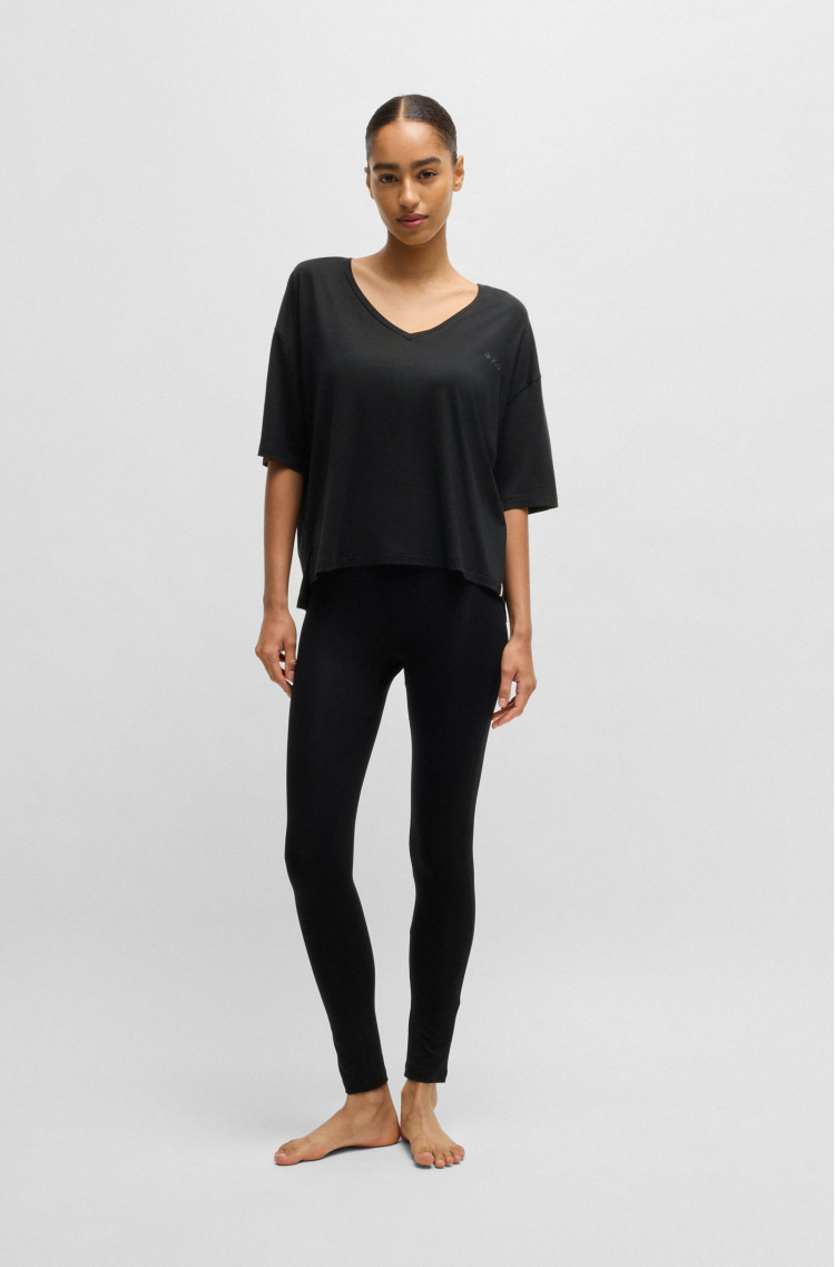 Футболка Relaxed fit для жінок (479741), колір Чорний - №3