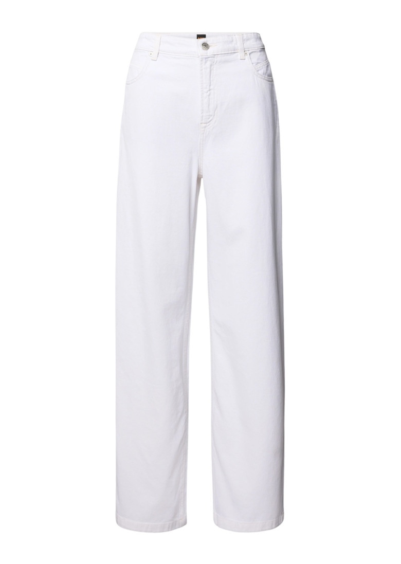 Джинсы Regular Regular Fit: классический крой, средняя свобода движений. Высокая