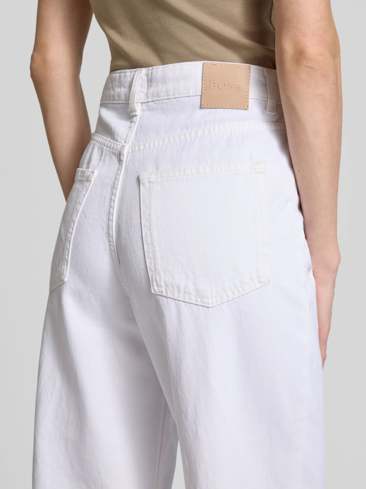 Джинсы Regular Regular fit Высокая для женщин (479758), цвет Белый - №5