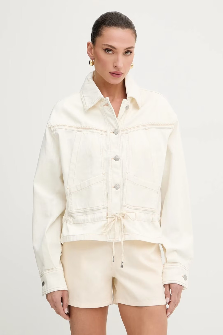 Джинсова куртка Regular Fit для жінок (479759), колір Білий - №2