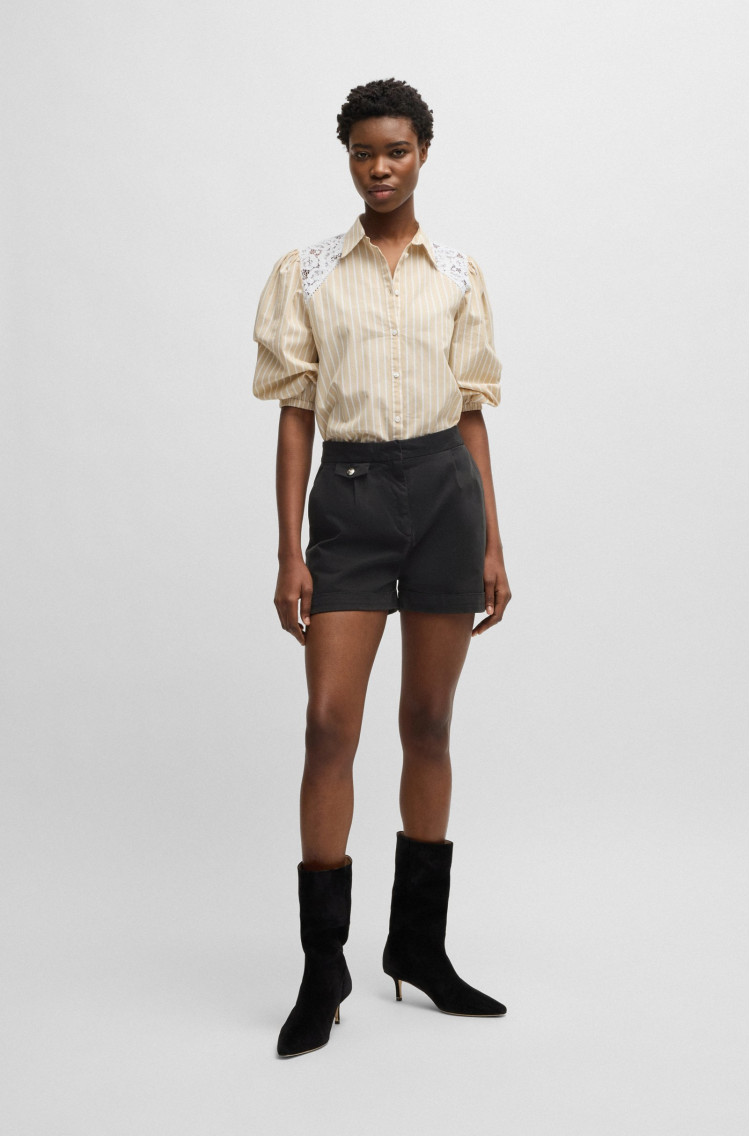 Шорти Regular Fit для жінок (479766), колір Чорний - №2