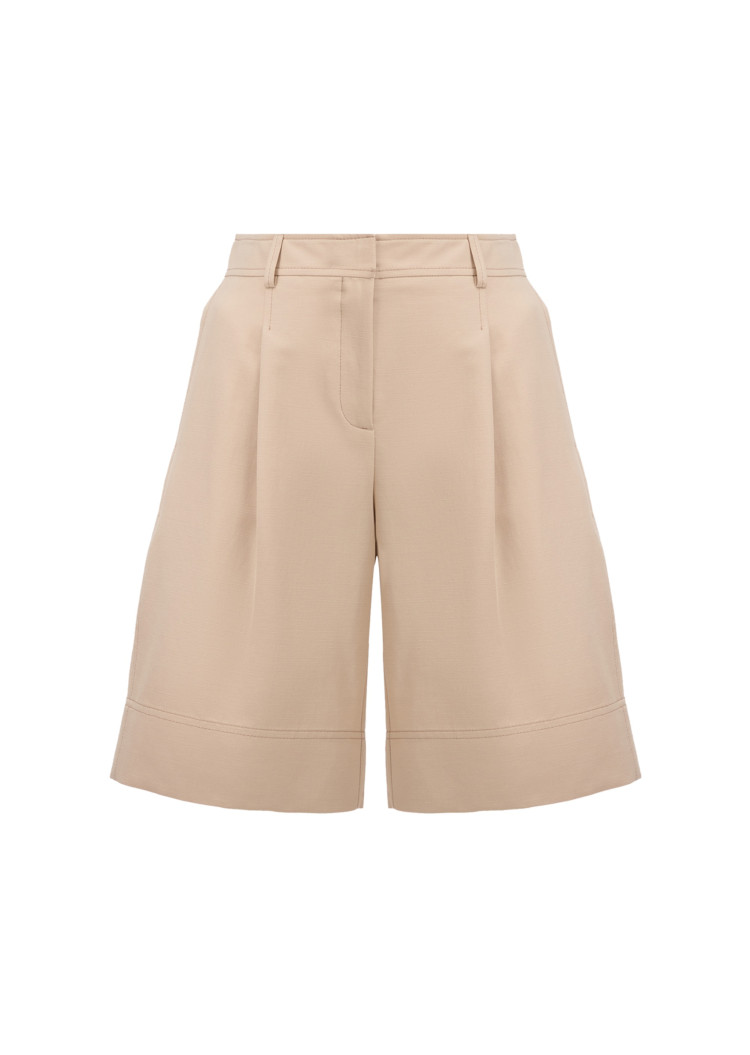 Шорти Regular fit для жінок (479781), колір Бежевий - №1