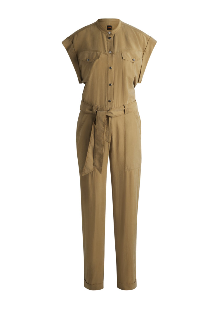 Комбінезон Regular fit для жінок (479789), колір Бежевий - №1