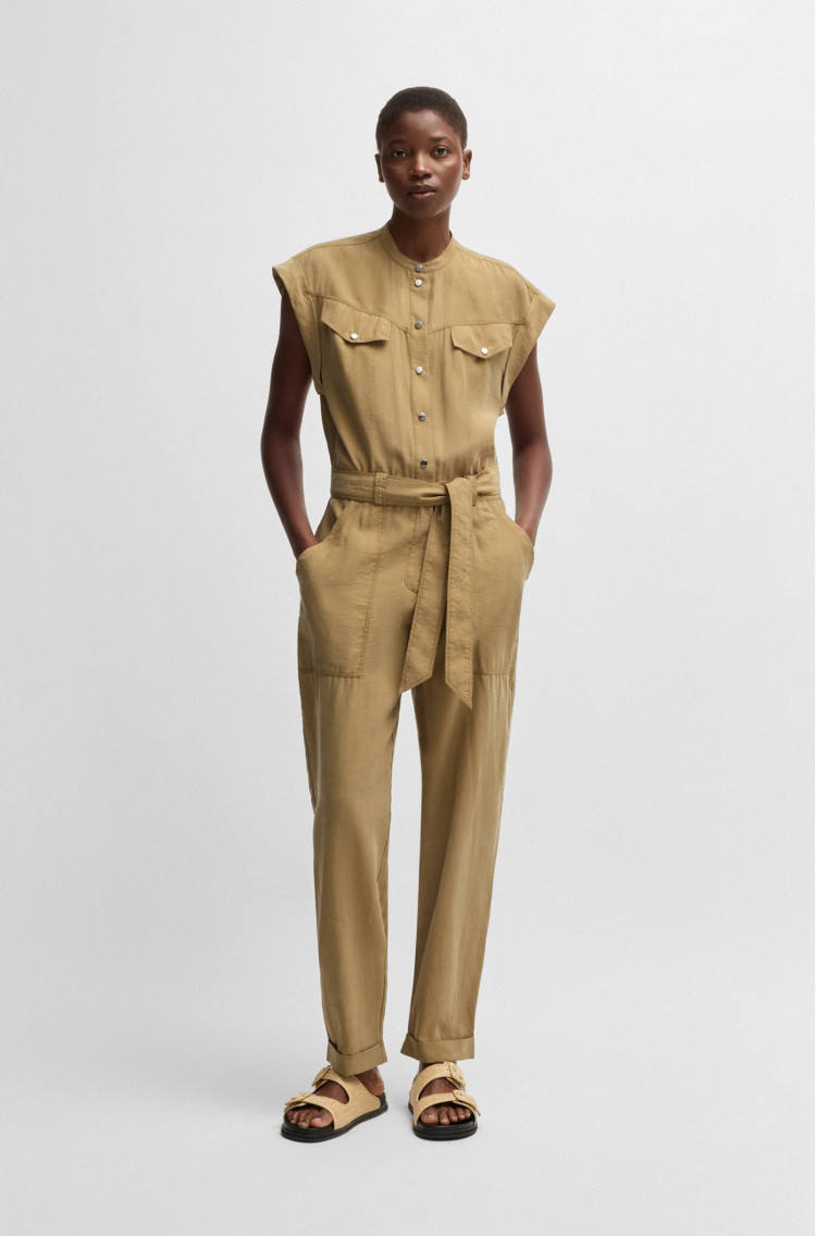 Комбінезон Slim Fit для жінок (479789), колір Коричневий - №2