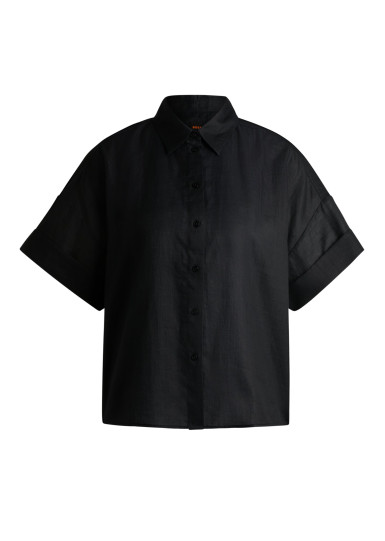 Блуза з коротким рукавом Relaxed Fit: вільний крій для максимального комфорту.