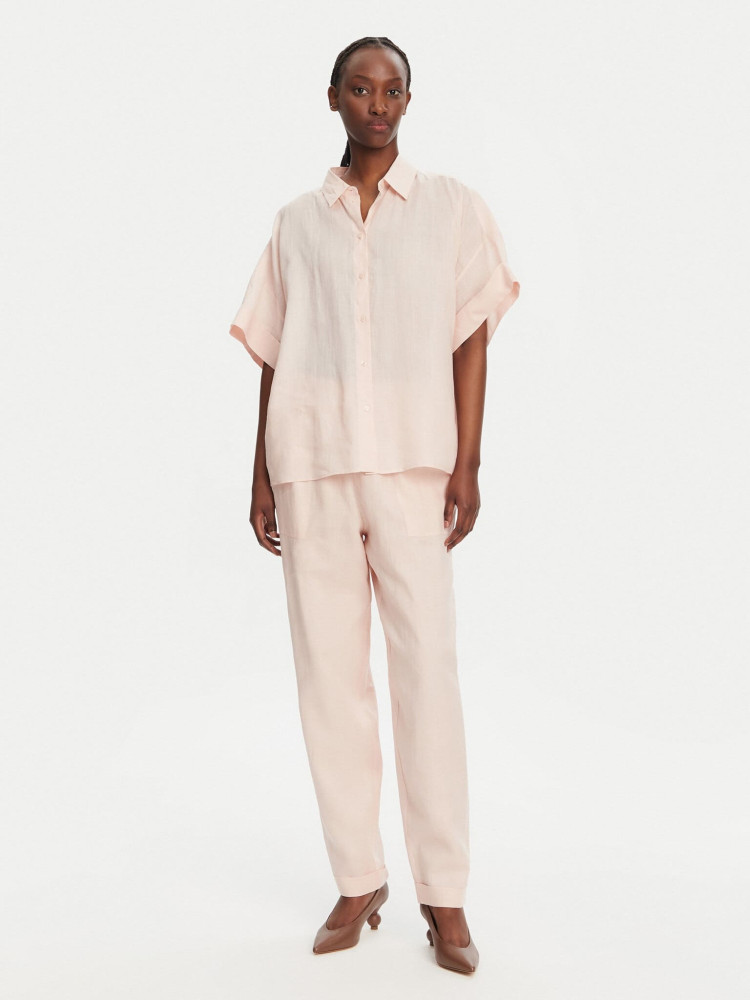 Блуза з коротким рукавом Relaxed fit для жінок (479792), колір Рожевий - №3