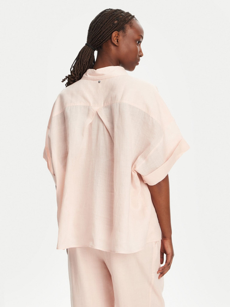 Блуза з коротким рукавом Relaxed fit для жінок (479792), колір Рожевий - №4