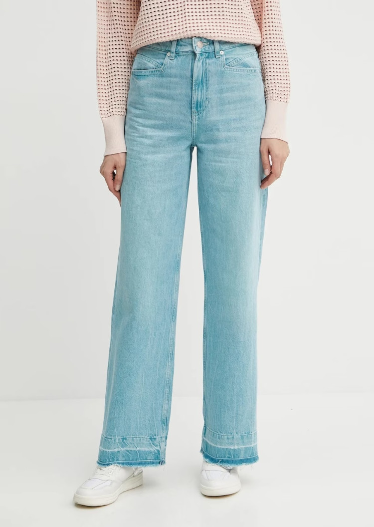 Джинсы Regular Regular Fit Высокая для женщин (479795), цвет Синий - №2