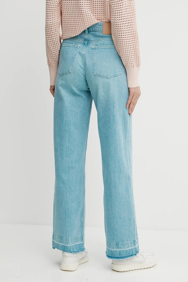 Джинсы Regular Regular fit Высокая для женщин (479795), цвет Синий - №4