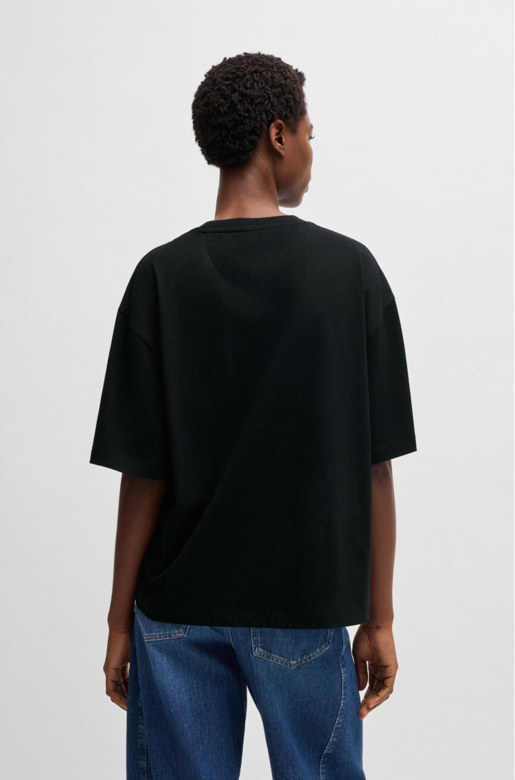Футболка Relaxed Fit для жінок (479805), колір Чорний - №4