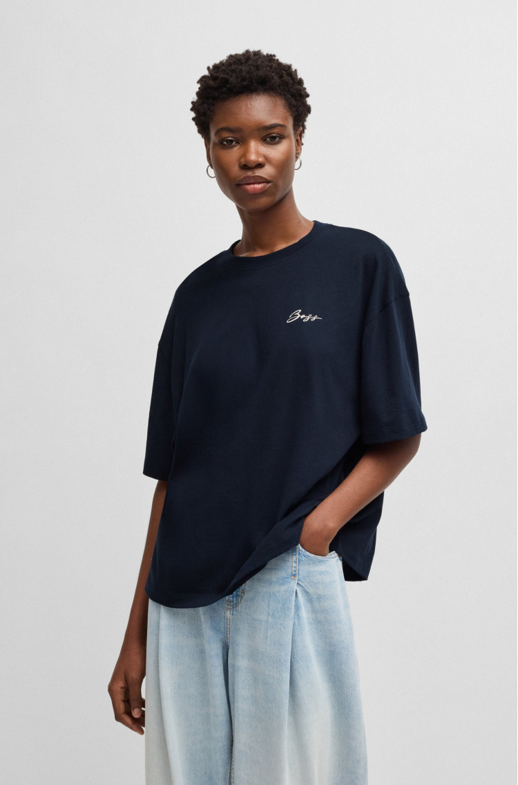 Футболка Regular fit для жінок (479807), колір Синій - №3