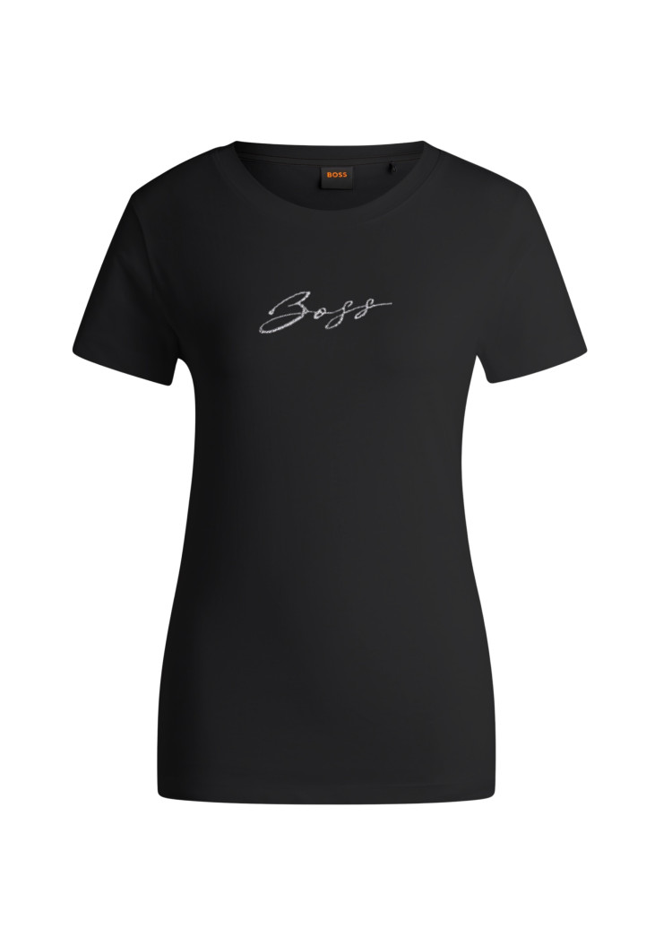 Футболка Slim fit для женщин (479808), цвет Черный - №1