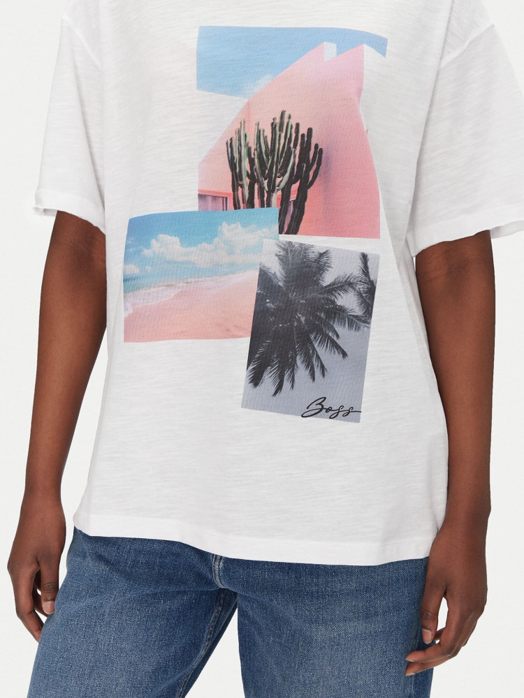 Футболка Relaxed Fit для жінок (479811), колір Білий - №6