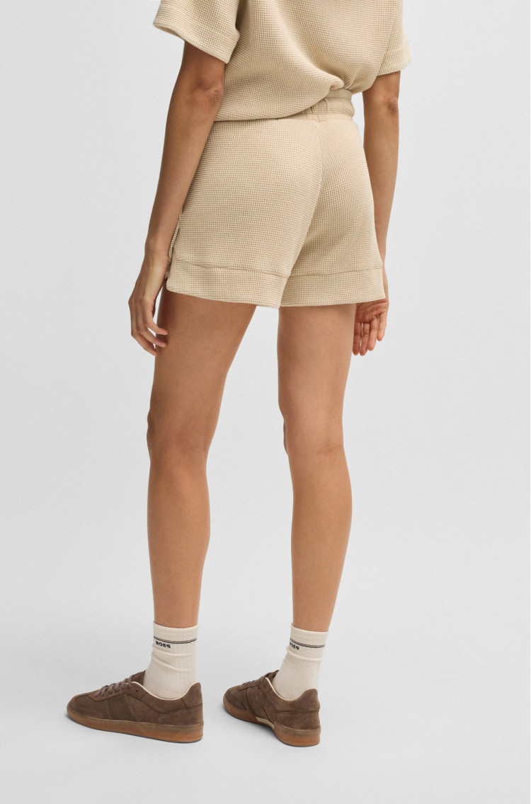 Шорти Regular fit для жінок (479812), колір Бежевий - №4