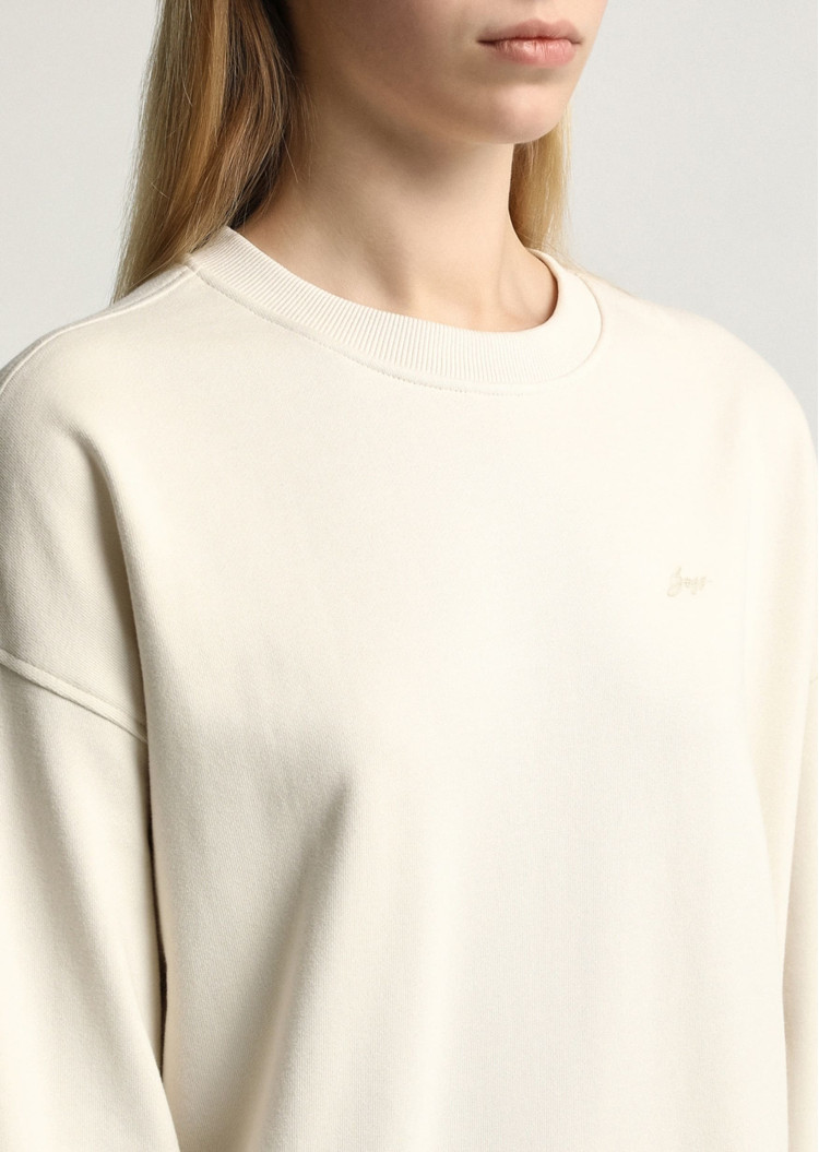 Толстовка Relaxed fit для женщин (479813), цвет Молочный - №3
