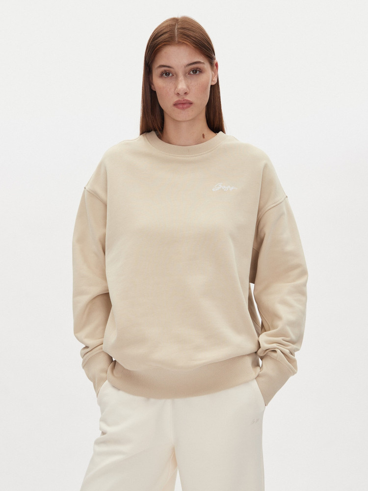 Толстовка Regular Fit для жінок (479818), колір Бежевий - №2