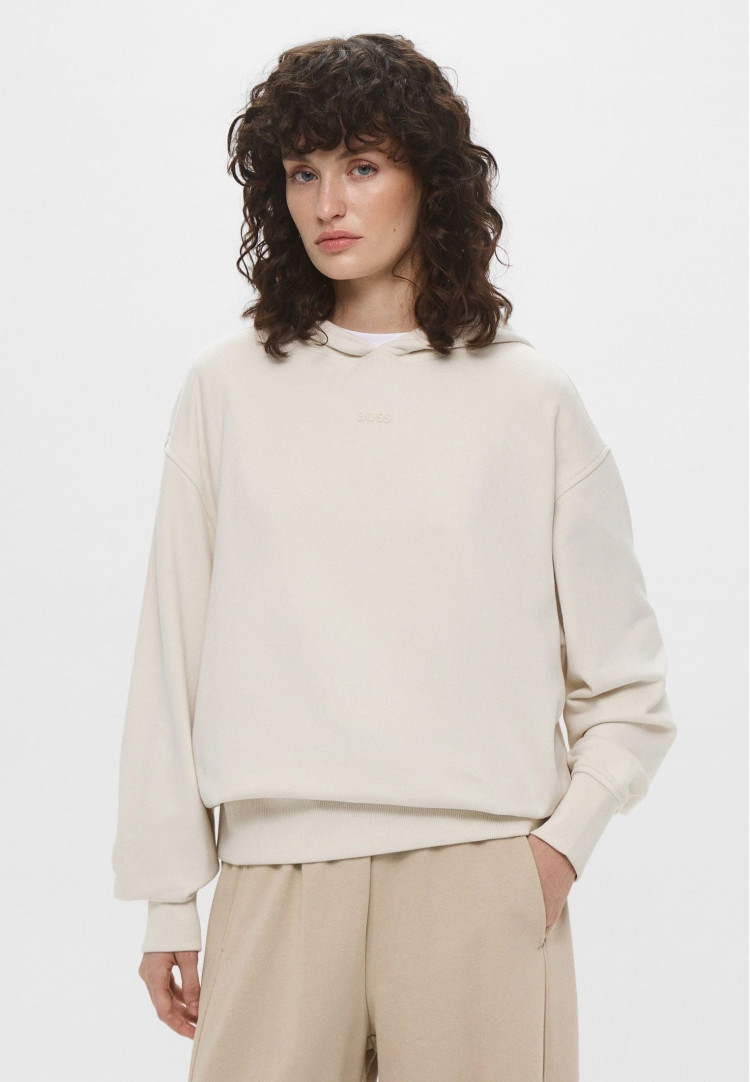 Худи Relaxed fit для женщин (479819), цвет Молочный - №1