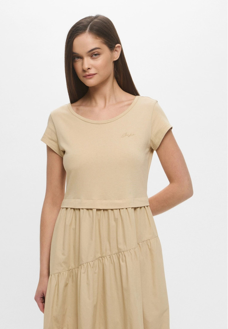 Платья макси Regular fit для женщин (479823), цвет Бежевый - №3