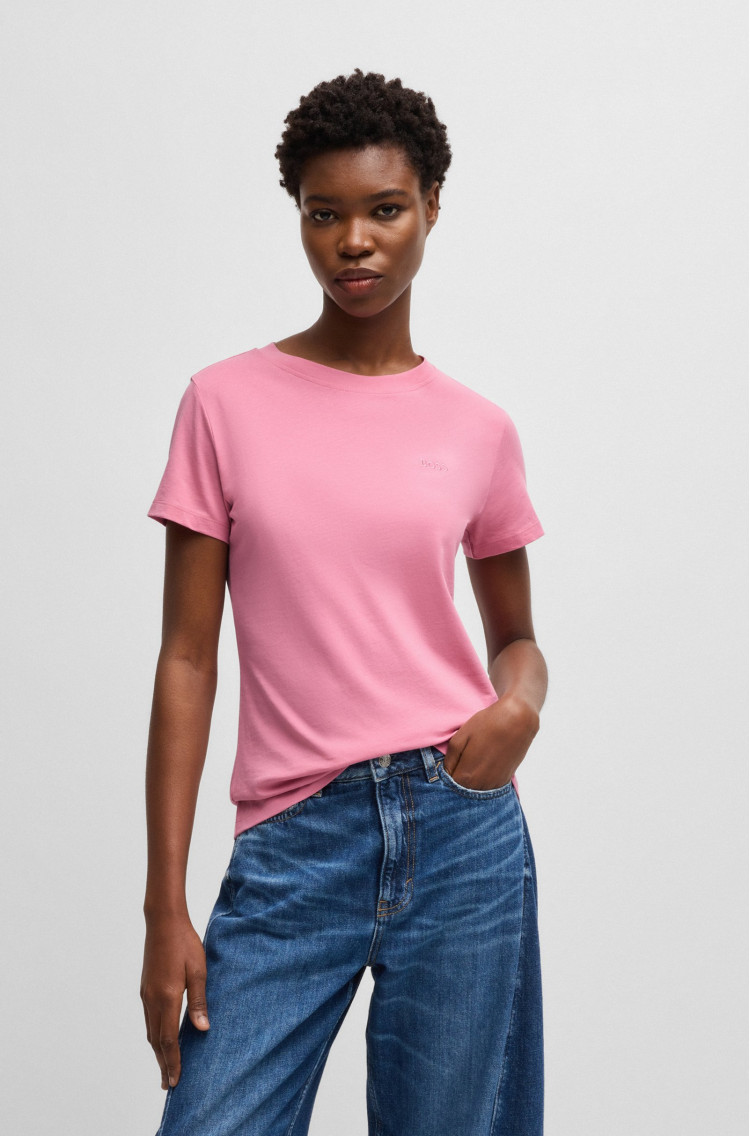 Футболка Slim fit для жінок (479825), колір Рожевий - №2