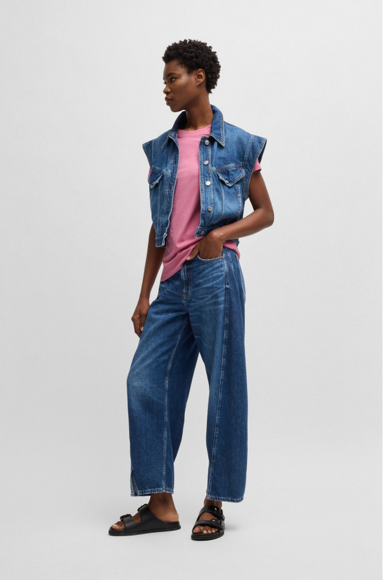 Футболка Slim fit для жінок (479825), колір Рожевий - №3