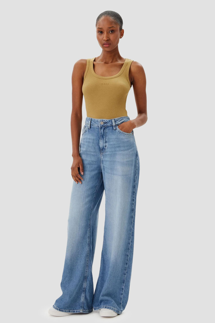 Майка Slim fit для женщин (479832), цвет Бежевый - №3