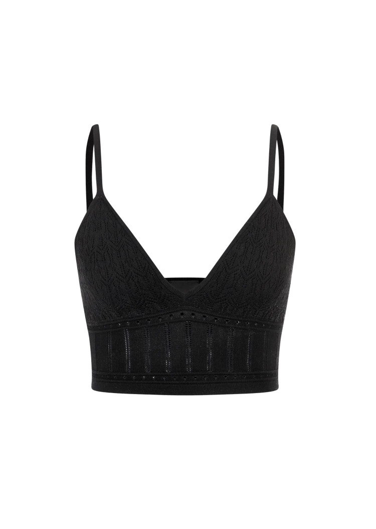 Топ Slim fit для жінок (479835), колір Чорний - №1