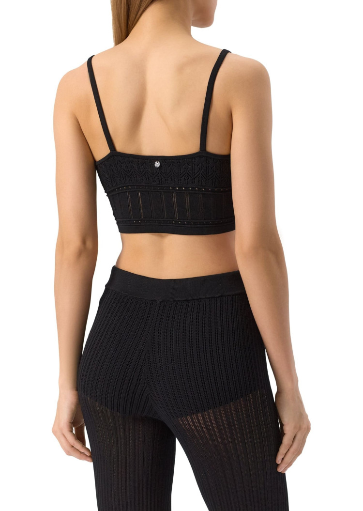 Топ Slim fit для жінок (479835), колір Чорний - №3