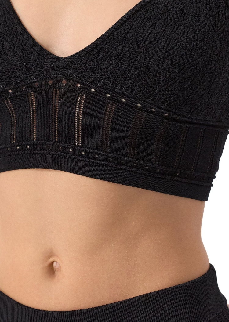 Топ Slim fit для жінок (479835), колір Чорний - №4
