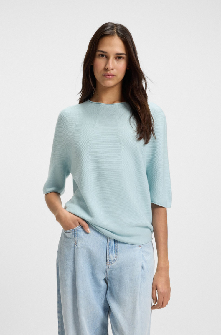 Футболка Regular fit для жінок (479837), колір Синій - №2