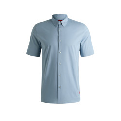 сорочка ділова з коротким рукавом Relaxed Fit: вільний крій для максимального комфорту.