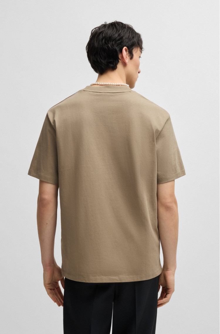 Футболка Relaxed fit для мужчин (479861), цвет Бежевый - №4