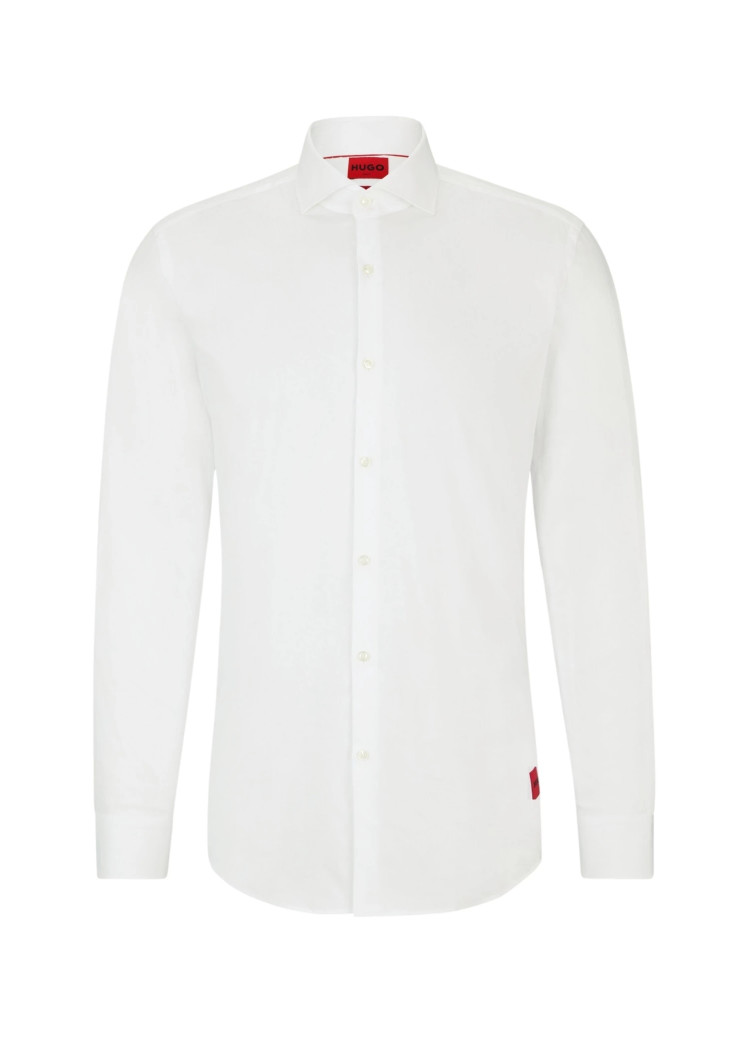 сорочка ділова Slim fit для чоловіків (479870), колір Білий - №1