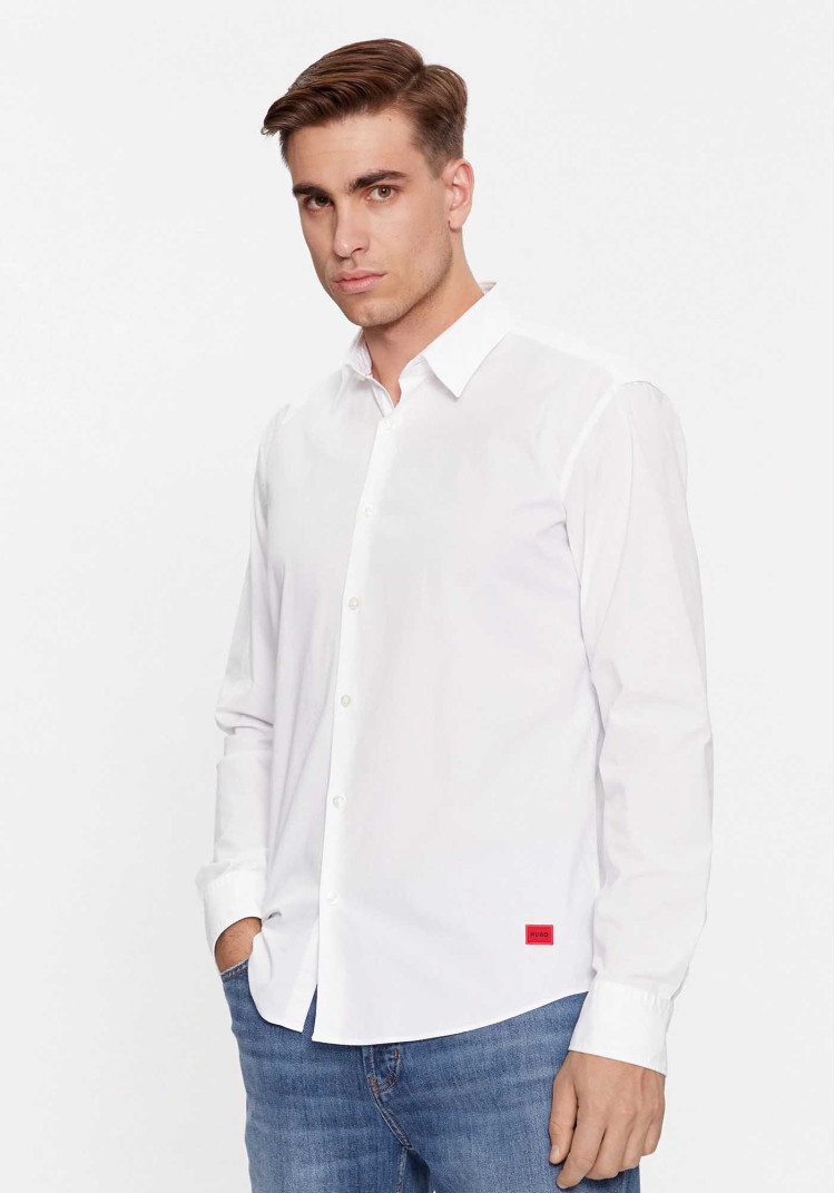 сорочка ділова Slim fit для чоловіків (479870), колір Білий - №2