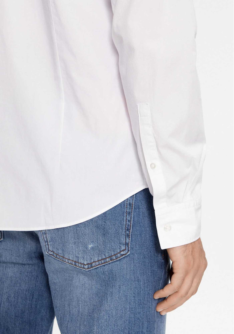 сорочка ділова Slim fit для чоловіків (479870), колір Білий - №4
