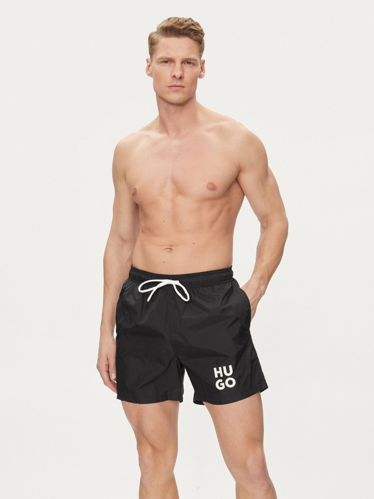 Шорти Slim fit для чоловіків (479875), колір Чорний - №3
