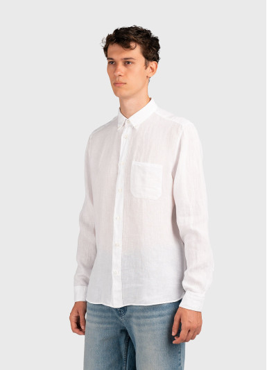 Сорочка повседневная Relaxed Fit: свободный крой для максимального комфорта.