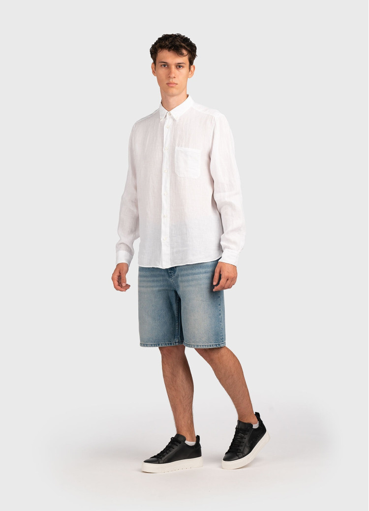 Сорочка повсякденна Relaxed Fit для чоловіків (479876), колір Білий - №3