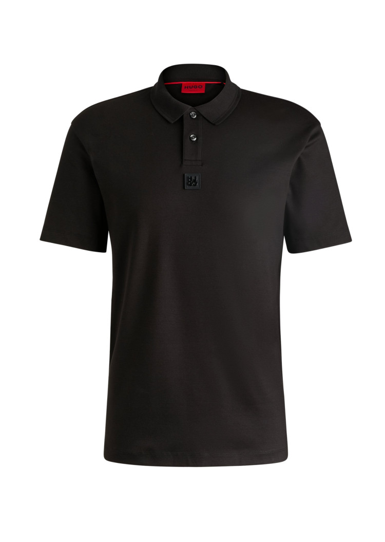 Поло Regular fit для чоловіків (479881), колір Чорний - №1