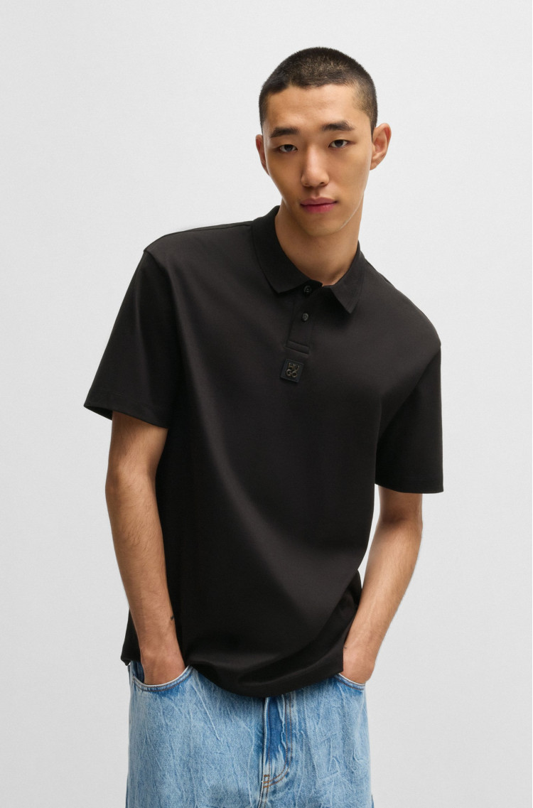 Поло Regular fit для чоловіків (479881), колір Чорний - №2