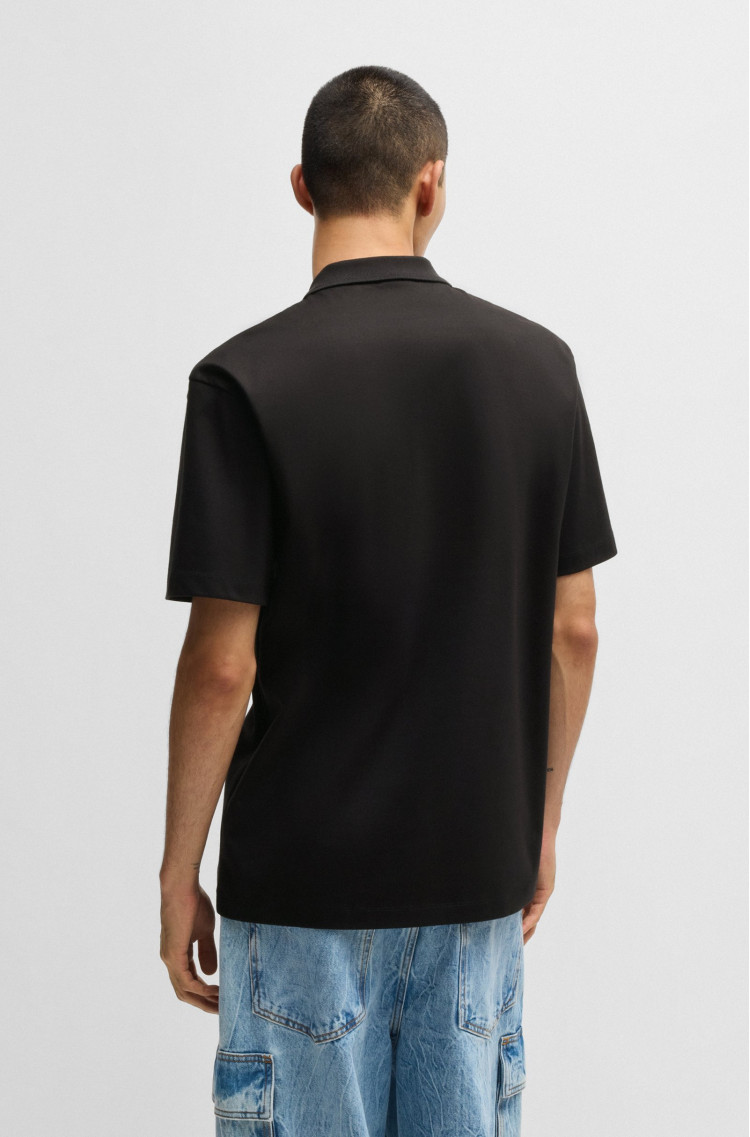 Поло Regular fit для чоловіків (479881), колір Чорний - №4