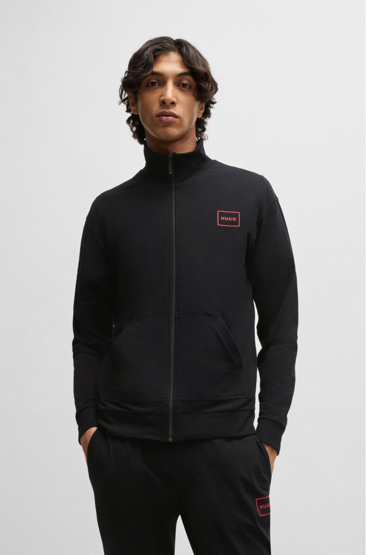 Спортивная кофта Relaxed fit для мужчин (479883), цвет Черный - №2