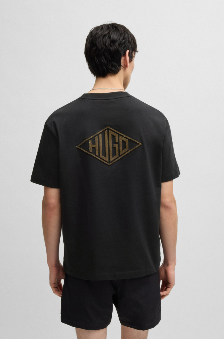 Футболка Relaxed Fit для чоловіків (479905), колір Чорний - №4
