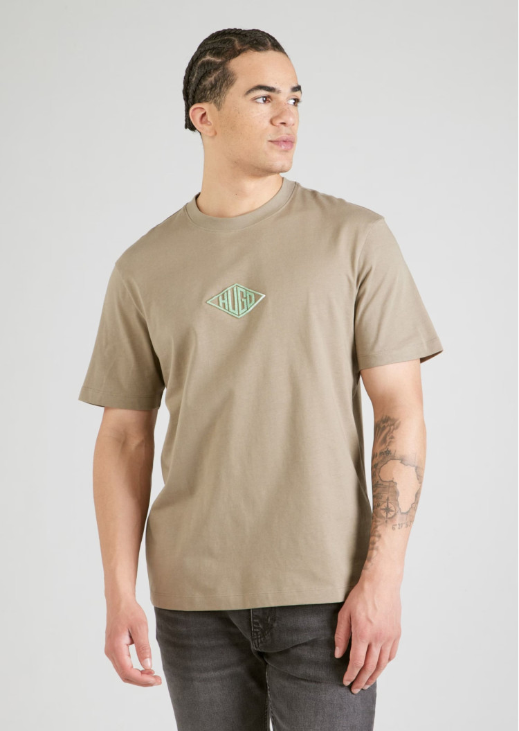 Футболка Relaxed fit для чоловіків (479907), колір Оливковий - №2