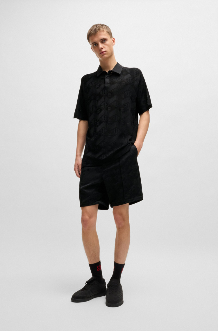 Поло Relaxed fit для чоловіків (479911), колір Чорний - №3