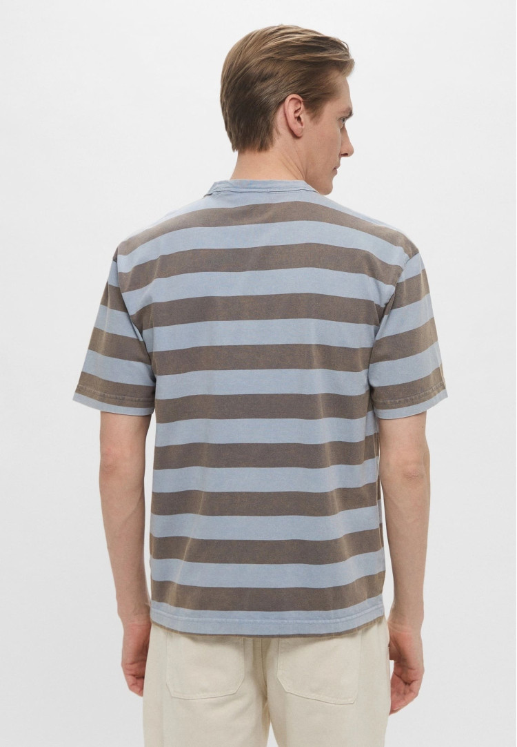 Футболка Relaxed fit для чоловіків (479912), колір Синій - №4